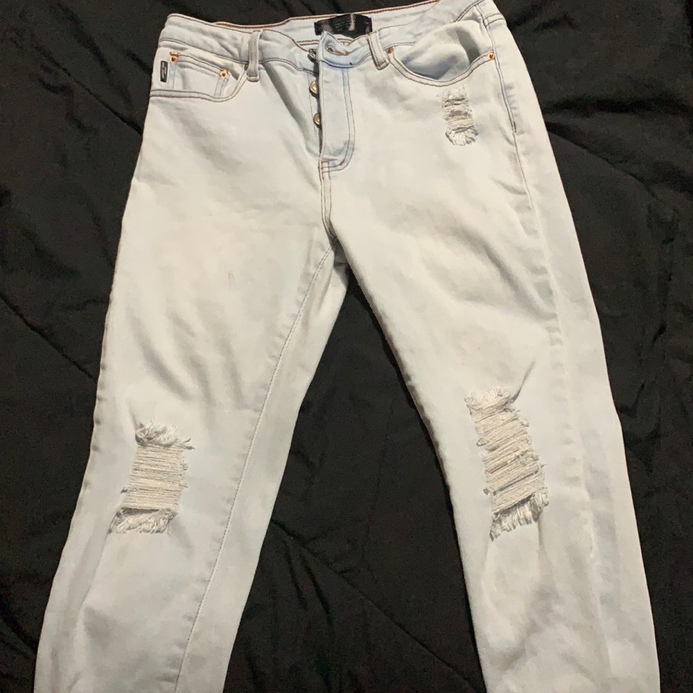 Light blue jeans